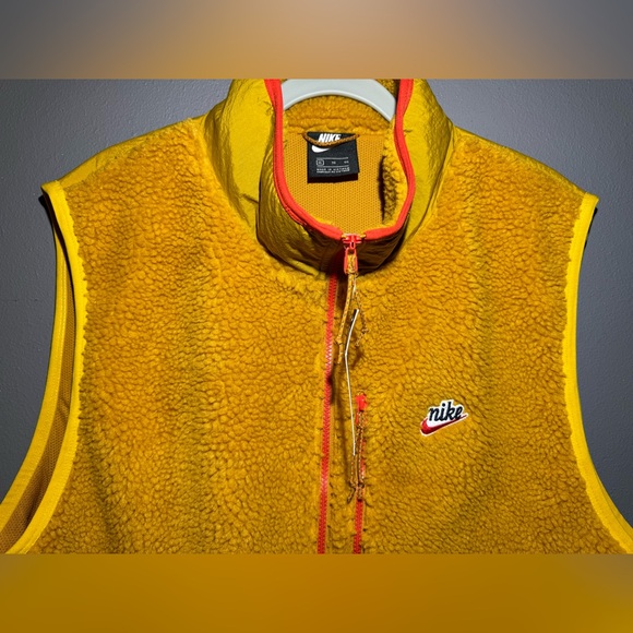 Nike Sportswear Sherpa Fleece Vest Size XL [CD3142-727] Colorblock Mens NWT - Picture 3 of 5